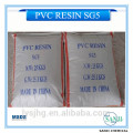 SG3 / SG5 / SG6 / SG7 / SG8 Resina de PVC con K Valor K67 / K65 / K68